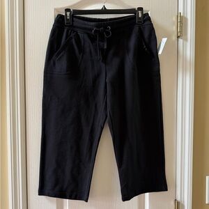 New Black Cropped Sweatpants PS